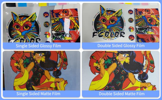 Impression numérique de 60 cm DTF Film de transfert thermique PET DTF Imprimante Film Hommes Chaussures de toile T-shirts Impression DTF papier film PET 2