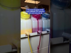 Impression DTF encre blanche CMYK 1L Ajout parfait au processus d'impression numérique