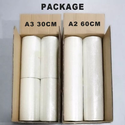 Film DTF imperméable à l'eau 30CM*100M à double face pour l'impression à l'encre blanche mate