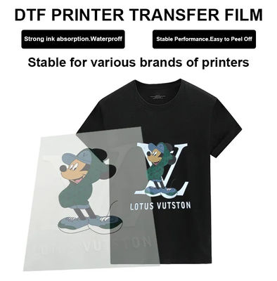 Film d'impression DTF 42cm*100M d'encre blanche mate brillante