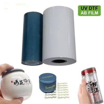 Film UV haute dureté 60 cm CMYK Polymère blanc brillant vernis A+B Film