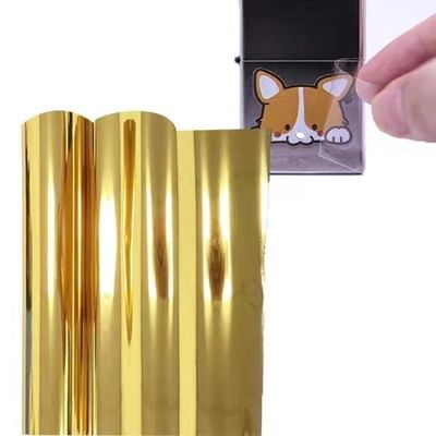 60cmx100m Film UV transparent or argent blanc Ab film pour animaux d'élevage Impression Dtf film pour animaux d'élevage UV