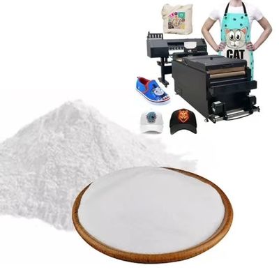 Transfert thermique textile poudre de DTF noire adhésive à fusion chaude poudre de DTF blanche