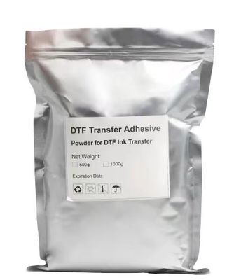 Poudre DTF douce adhésive blanche transfert de fusion à chaud Poudre résistante à l'eau