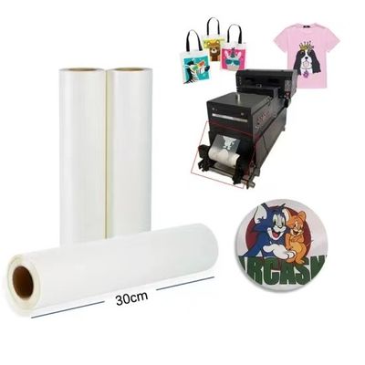 Trouvez le mat parfait Matériaux d'impression DTF 30cm 60cm DTF Transfer Pet Film Roll Paper Single Film Roll DTF Pet Film