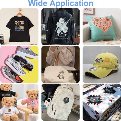 30cm*100m 75U Film pour animaux de compagnie en rouleau à double face Peel froid Peel chaud Peel chaud Film transparent 30cm pour T-shirt DTF