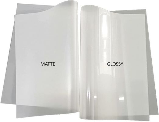 Double face 30cm 60cm DTF film roll 75mic Pet film pour l'impression de transfert de chaleur