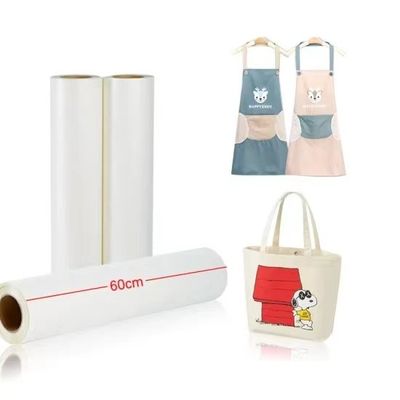 Films de transfert en PET DTF 75mic à double face mat directement sur le textile