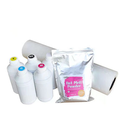 42 cm double face mat DTF film peeling à chaud rouleau 75mic DTF film d'impression pour vêtement