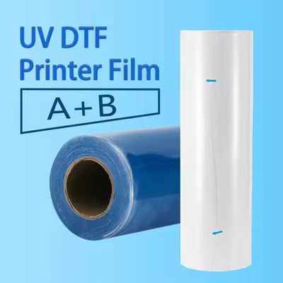 Matériau d'impression UV mat brillant tout en un film de transfert UV Dtf pour imprimante UV Dtf