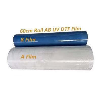 60cm DTF UV Pet Film en rouleau en feuille UV DTF Cup Wrap Impression numérique Ab Film