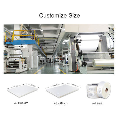 Film PET transparent mat peeling à froid pour les solutions d'emballage offset / écran imprimé