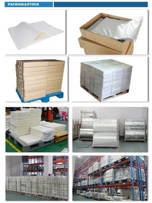 Film PET transparent mat peeling à froid pour les solutions d'emballage offset / écran imprimé