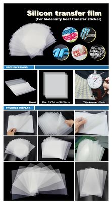 Film d'impression en polyester décalé pour sérigraphie de vêtements Finition de surface brillante / mate