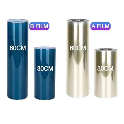30cm*100m rouleau UV transparent Dtf Ab film A3 Ab pour UV étiquette autocollant