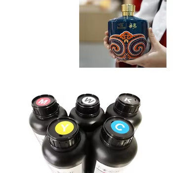 encre UV pour les imprimantes murales à rouleau plat à UV dtf avec Epson i3200 i1600 XP600 TX800