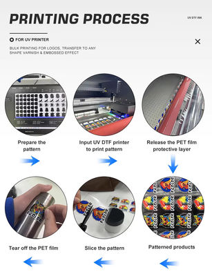 1L Capacité d'encre UV LED flexible pour le PVC en silicone et d'encre UV en cuir pour l'imprimante Epson