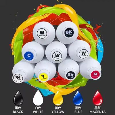 Amical pour l'environnement Tinture DTF numérique pour T-shirt Blanc ou froid Impression 100 ml