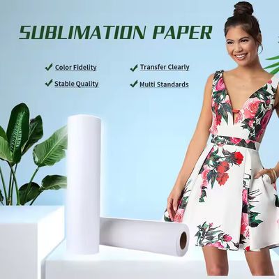 82g 60 pouces * 100m rouleau papier de sublimation à séchage rapide rouleau de transfert thermique papier d'impression pour la sublimation