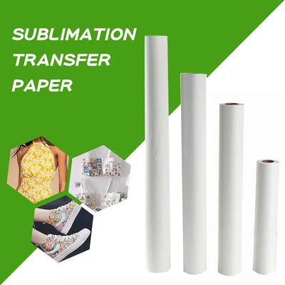 Résistant à la chaleur Lavable par sublimation à la machine Matériau d'impression 100gm Papier de transfert Polyester