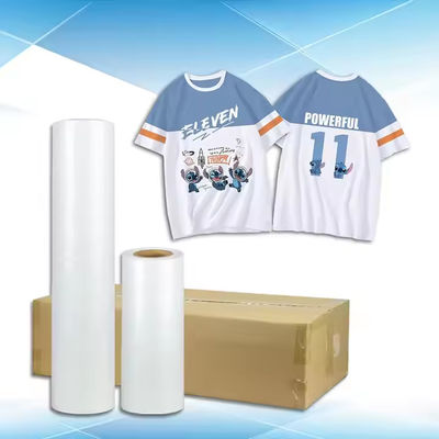 Encrée blanche imprimable DTF Film de transfert rouleau peeling à chaud haute étirement pour l'impression