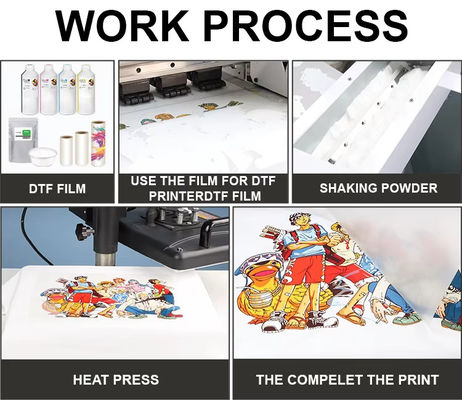 Impression DTF encre blanche CMYK 1L Ajout parfait au processus d'impression numérique