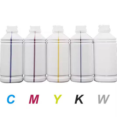 1000 ml d'encre DTF CMYK encre blanche pour T-shirt et film pour animaux de compagnie