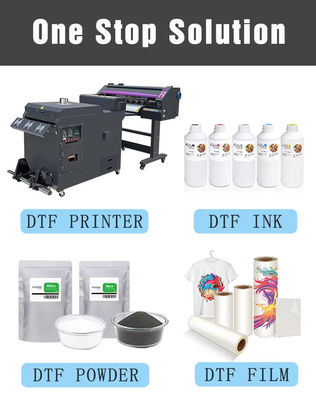 1000 ml d'encres DTF CMYK blanches directement sur film encres à jet d'encre pour imprimante DTF Refinecolor