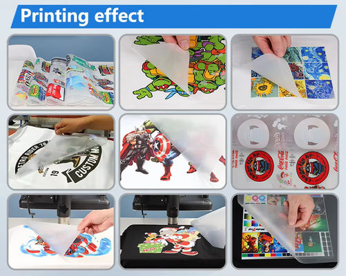 30 cm 60 cm Peel chaud mat DTF Filme d'encre blanche pour animaux de compagnie A3 A4 Dtf Film d'impression