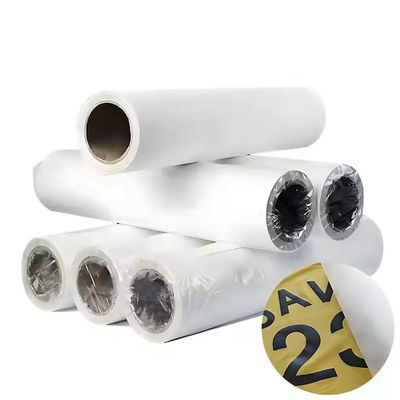60 cm x 100 M film DTF PET film de transfert de chaleur blanc à l'angle pour l'impression sur mesure