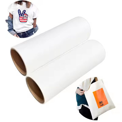 Impression d'encre blanche DTF PET Film 75mic 33cm Parfait pour l'impression sur mesure sur les tissus et les vêtements