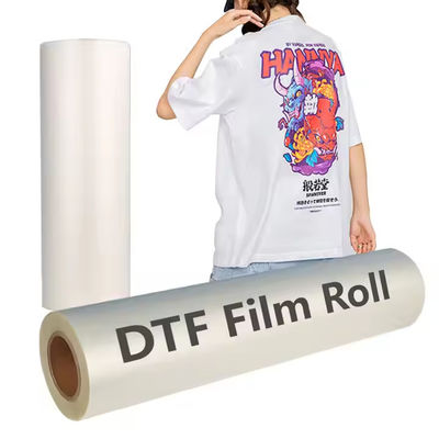 60cm*100m DTF PET Film encre blanche Peeling instantané à chaud et froid Disponible
