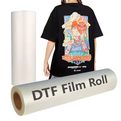Film DTF de 60 cm pour conceptions personnalisées 75mic, peeling froid et chaud Idéal pour les T-shirts et les vêtements