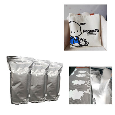 TPU 75MIC poudre à fusion à chaud de 1 kg pour l'impression DTF en noir et blanc
