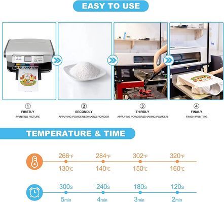 Poudre à fusion à chaud en DTF TPU (5 kg) pour l'impression sur mesure de vêtements et de T-shirts