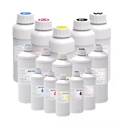 T-shirt design d'impression film pour animaux Epson Dtf encre Cmykw 1000 ml par bouteille Pour L1800