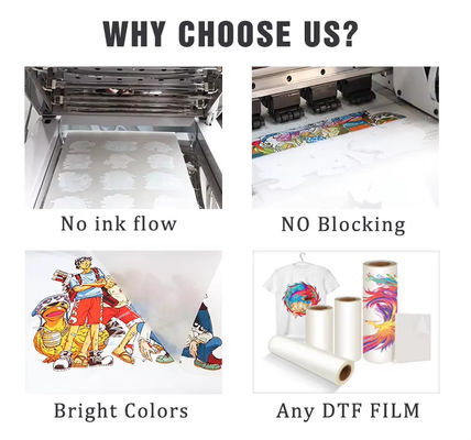 CMYK Blanc 1000 ml Imprimante DTF T-shirt Tinture Impression textile