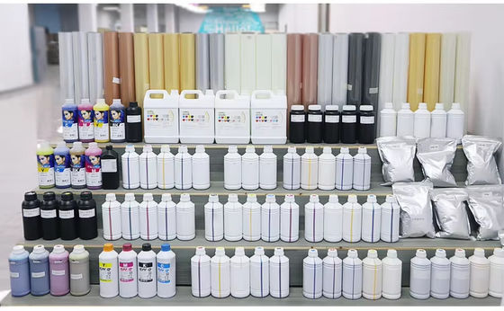 500 ml 1000 ml Cmy Bk W Dtf encre pour les imprimantes Epson